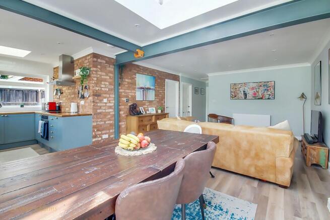 Kitchen/sitting/dining room