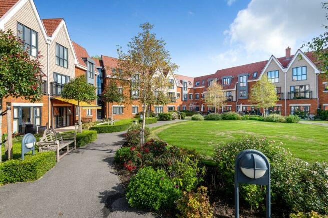 Landscaped gardens at Hurst Place