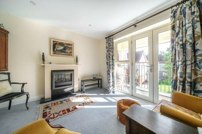 Living room with balcony access