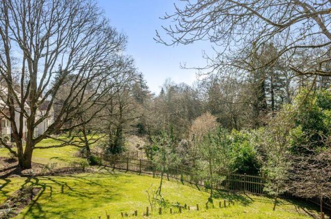 Views from the rear of the property