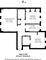 Floorplan area for info only, not for Â£/sq. ft valuation