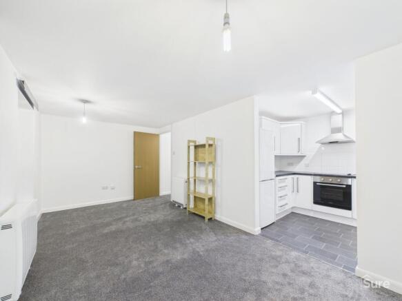 Living Area and Kitchen