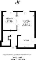 Floorplan area for info only, not for Â£/sq. ft valuation