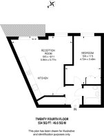 Floorplan area for info only, not for Â£/sq. ft valuation