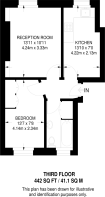 Floorplan area for info only, not for Â£/sq. ft valuation