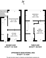 Floorplan area for info only, not for £/sq. ft valuation