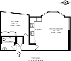 Floorplan area for info only, not for Â£/sq. ft valuation