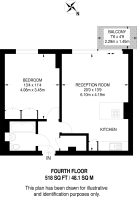 Floorplan area for info only, not for £/sq. ft valuation