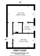 Floorplan area for info only, not for £/sq. ft valuation