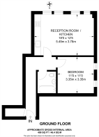 Floorplan area for info only, not for £/sq. ft valuation