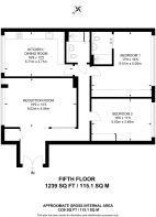 Floorplan area for info only, not for £/sq. ft valuation
