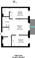 Floorplan area for info only, not for £/sq. ft valuation