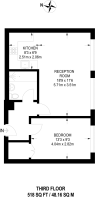 Floorplan area for info only, not for Â£/sq. ft valuation