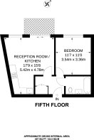 Floorplan area for info only, not for £/sq. ft valuation