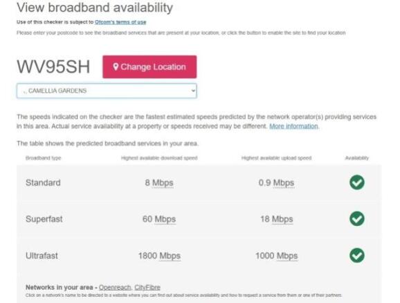 Broadband Checker April 2025