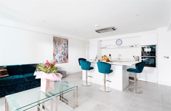 Open plan living space