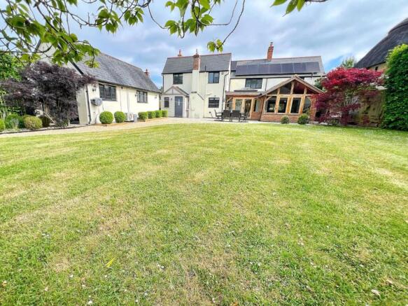 Rear of property