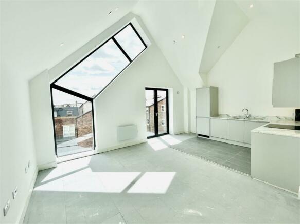 Living Room and Dining Kitchen