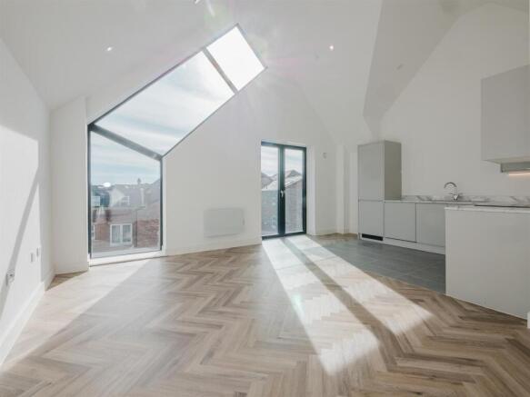 Living Room and Dining Kitchen