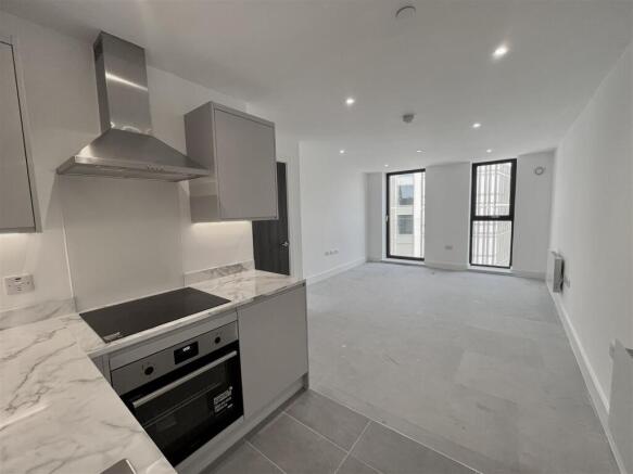 Living Room and Dining Kitchen