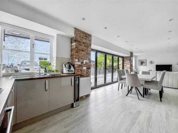 Living Room and Dining Kitchen