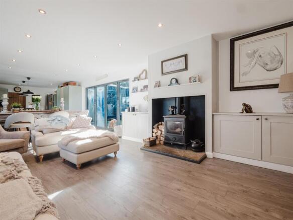 Living Room and Dining Kitchen