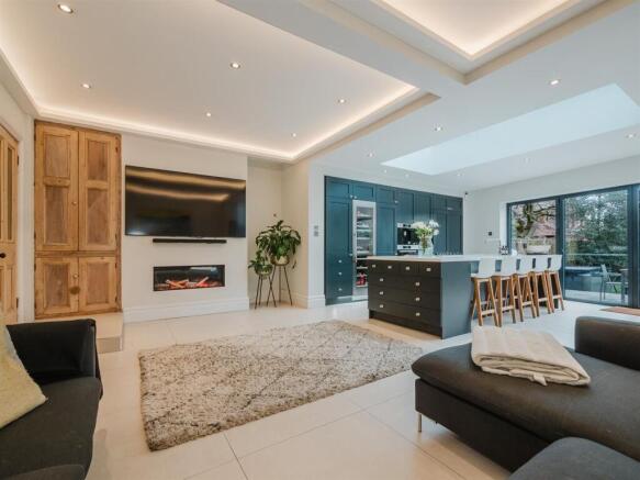 Living Room and Dining Kitchen