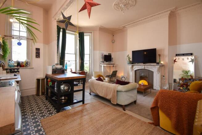 Open plan living space