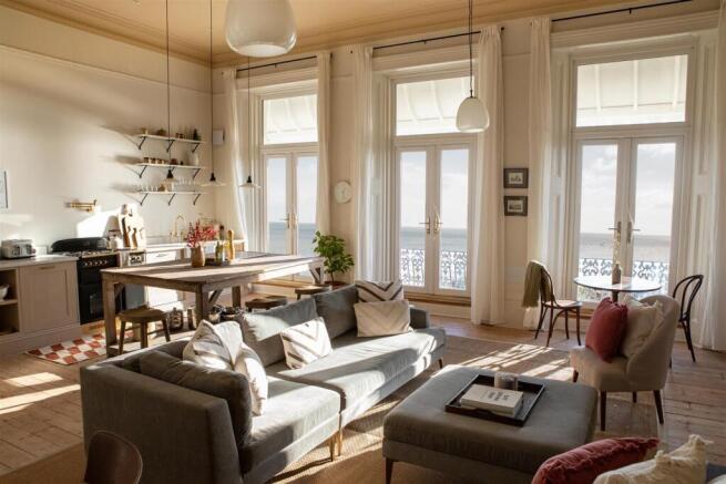 Open plan living space