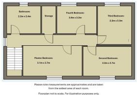 Upstairs Floorplan