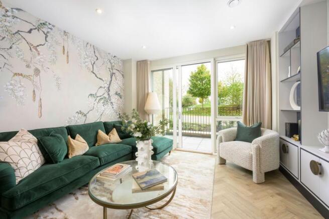 The Icon - Three bedroom show apartment - Living