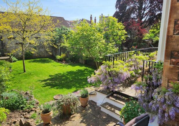 South facing garden
