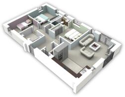 3D floor plan