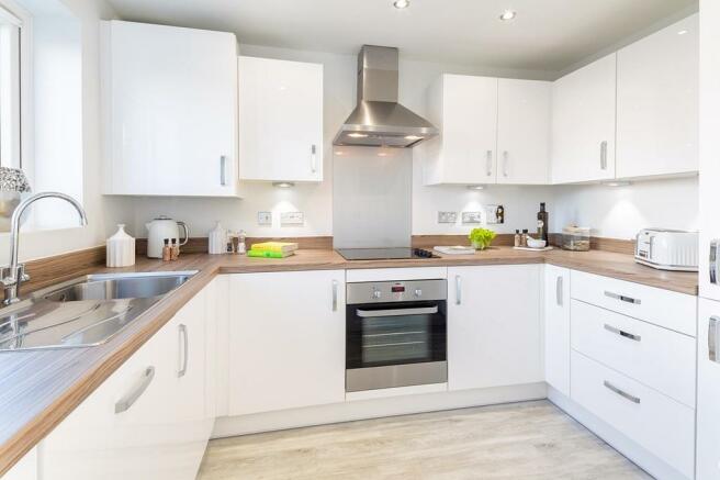 separate kitchen, wootton, 2 bed house type