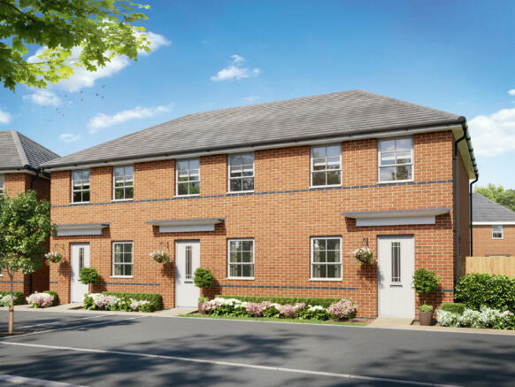 Exterior CGI of our 2 bed Denford home