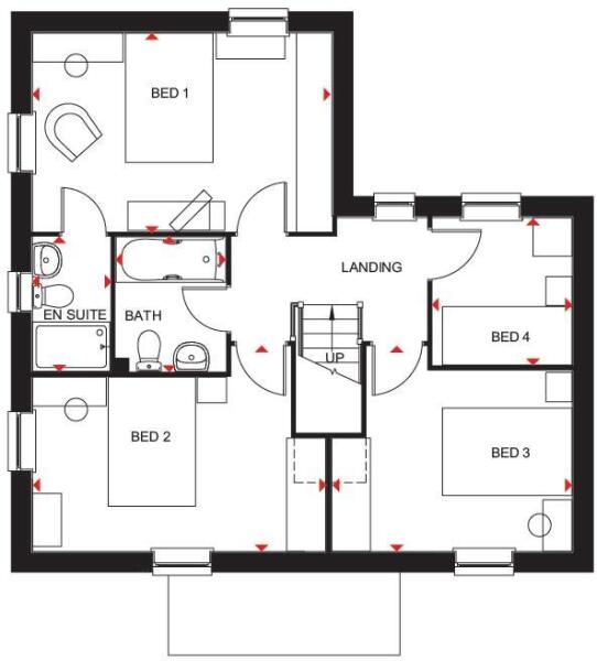 Lincoln first floor plan