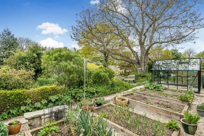 Vegetable garden and greenhouse