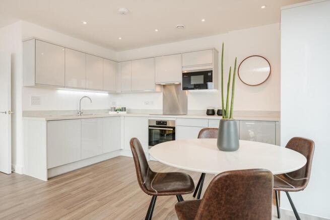 An example of an apartment kitchen