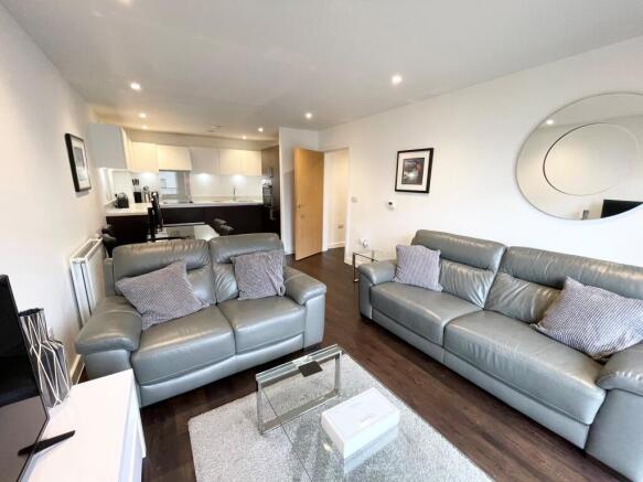Living Area and Kitchen