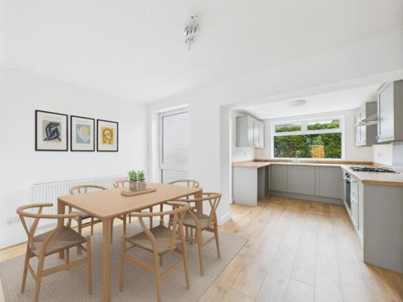 Dining/Kitchen (Virtually Furnished)
