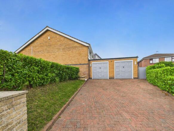 Driveway and Double Garage