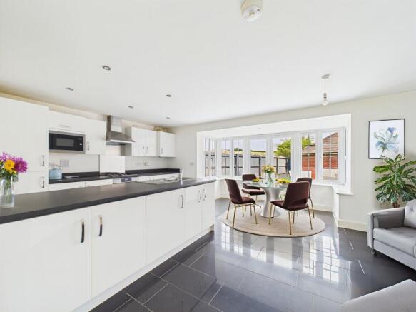 Open Plan Family Dining Kitchen (Virtually Furnished)