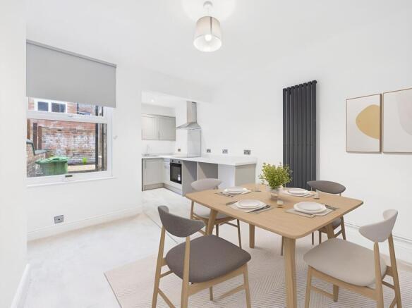 Dining Kitchen (Virtually Furnished)