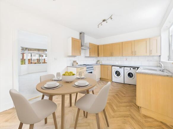 Dining Kitchen (Virtually Furnished)