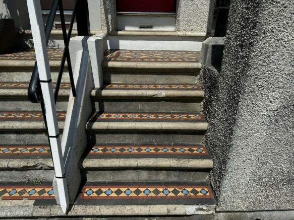 tiled steps