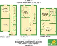 51 Evans St floorplan