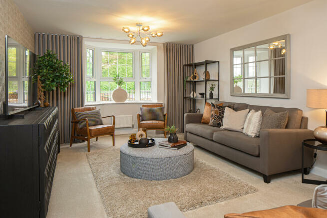 Lounge area in the Holden 4 bedroom home