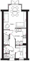The Greenwood ground floor floorplan