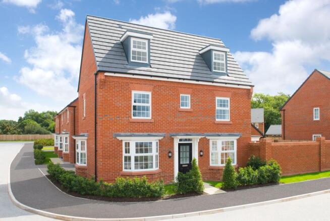 Exterior shot of the Hertford style of home