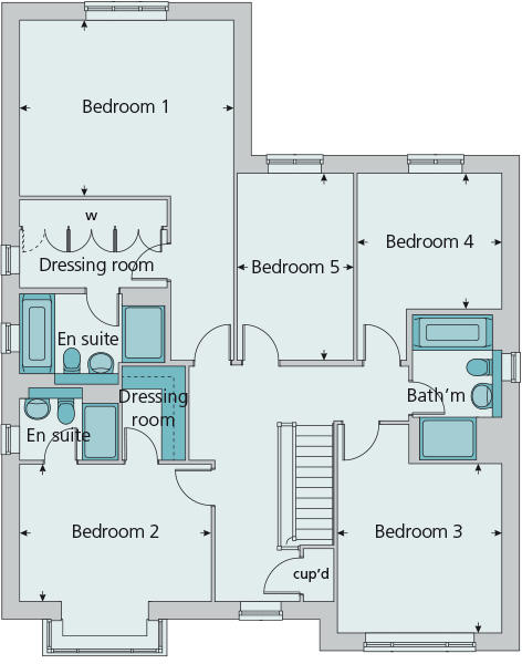 First floor plan
